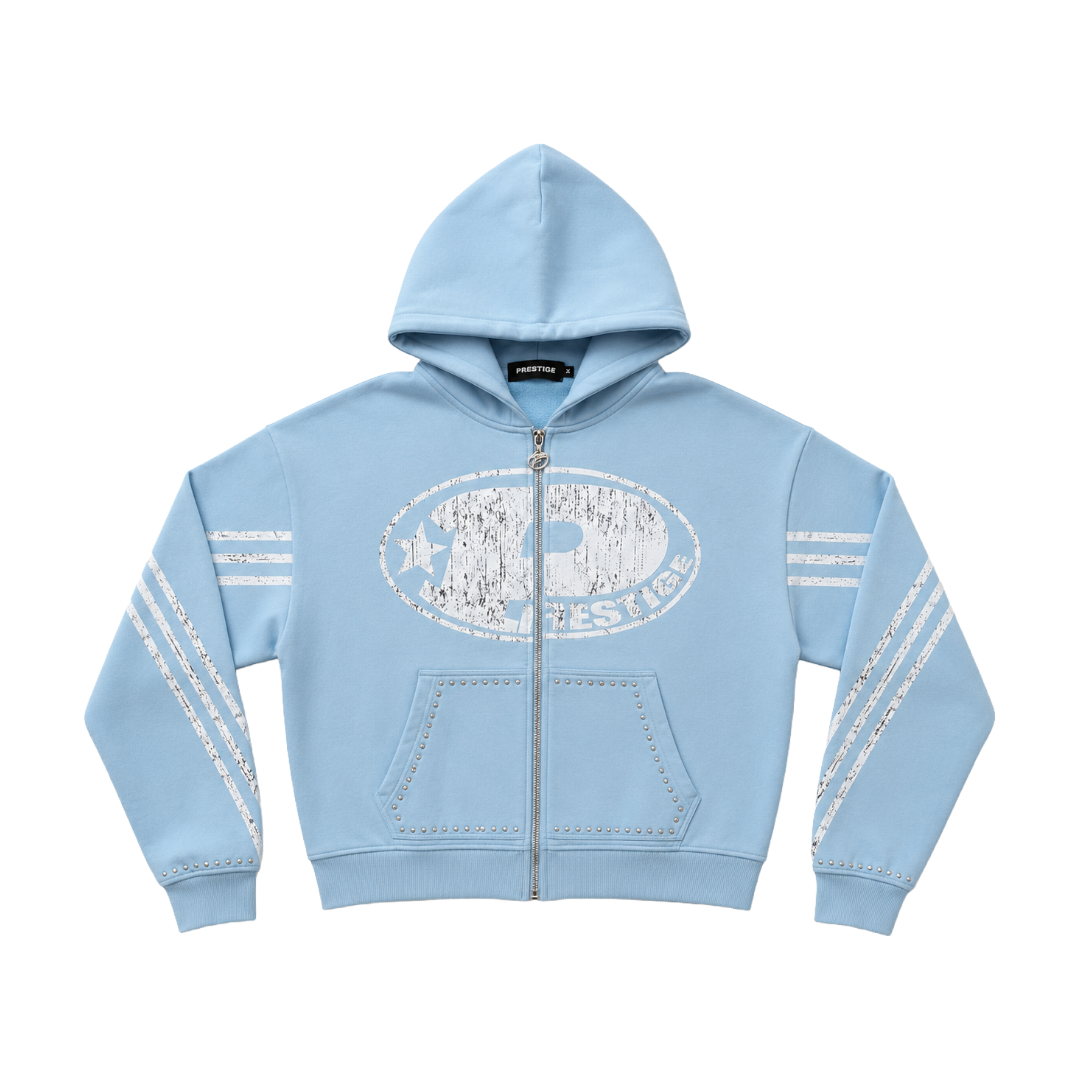 PRESTIGE P LOGO RHINESTONE HOODIE