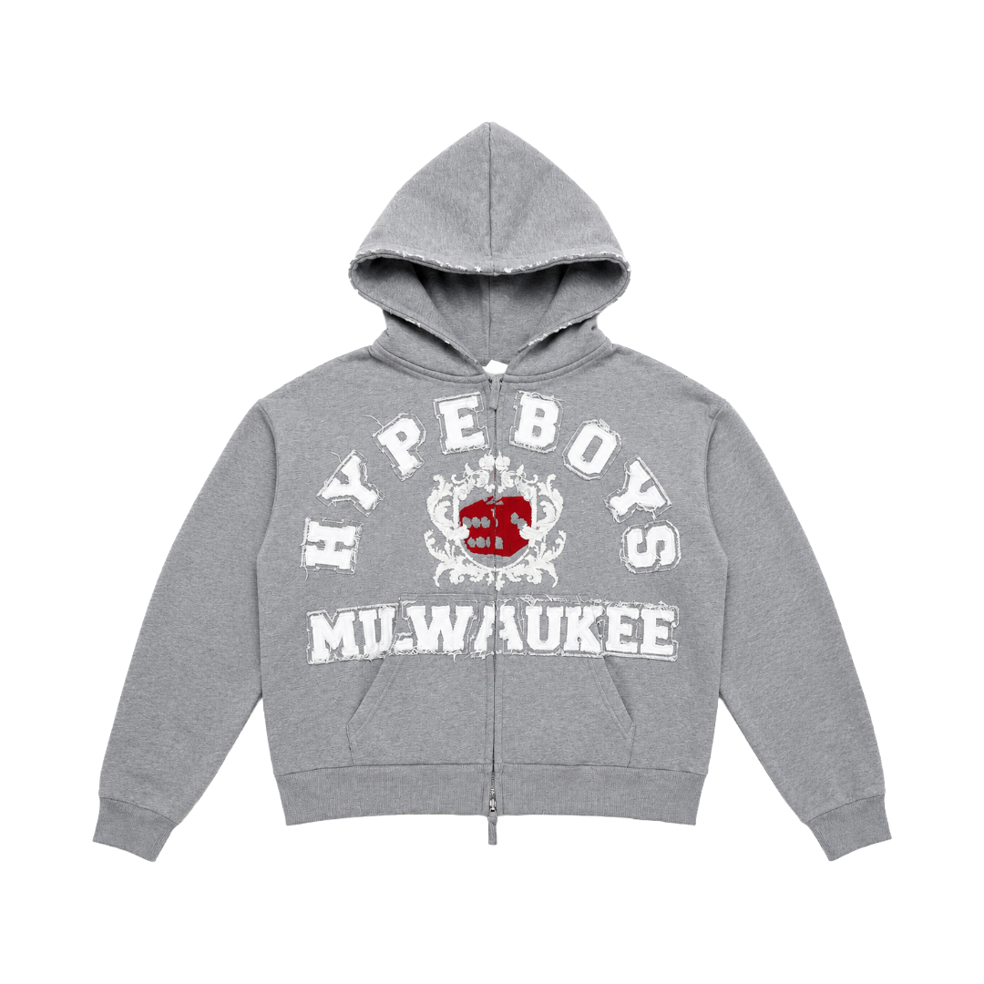 MKE GREY HOODIE