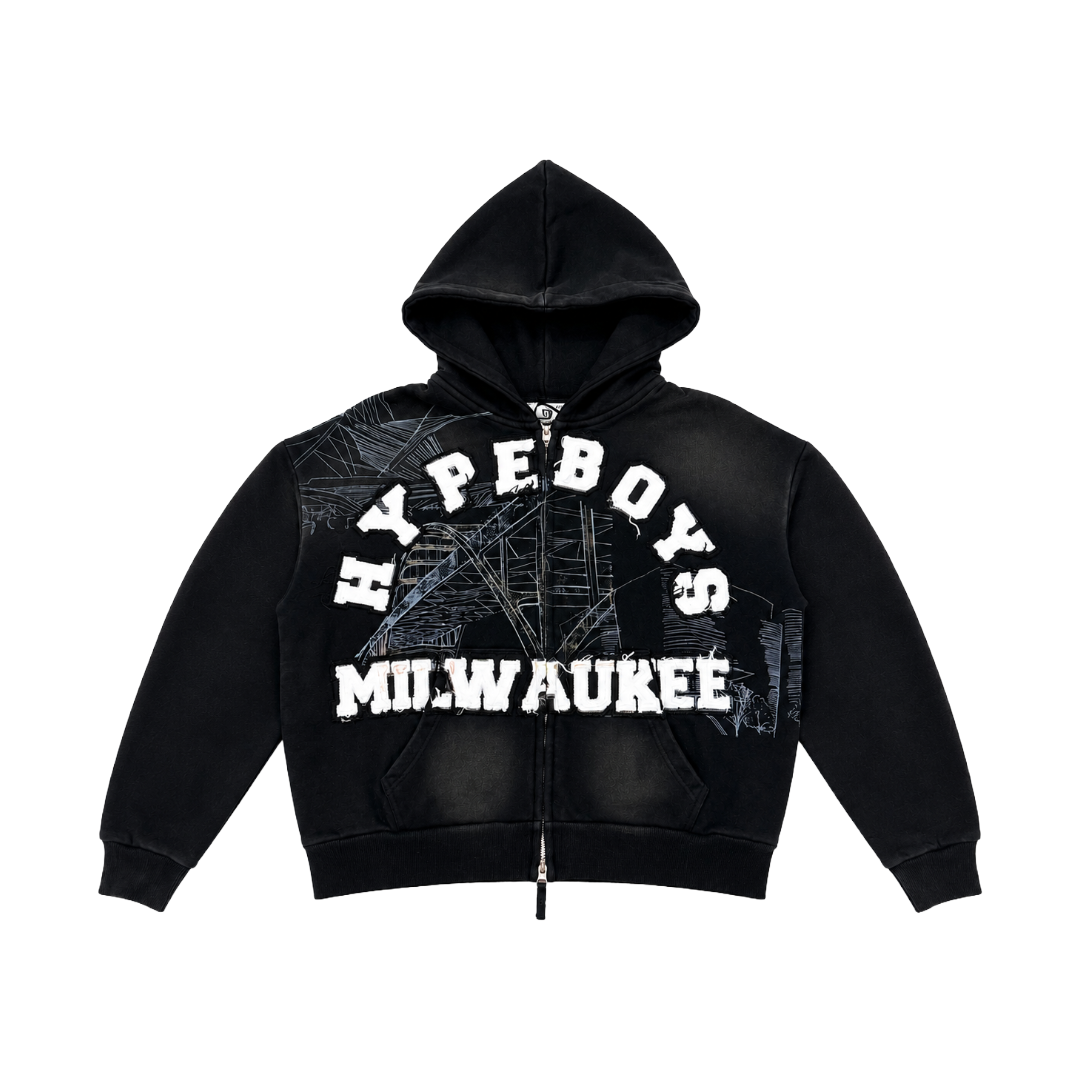MKE BLACK HOODIE