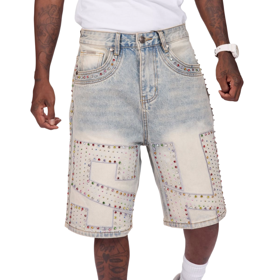 CHONGA DENIM SHORTS