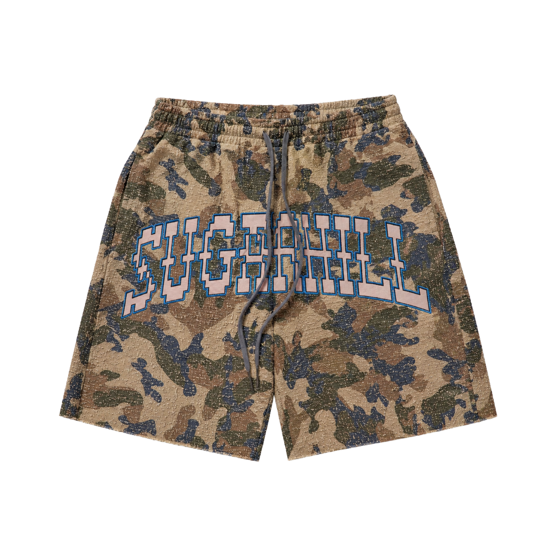 CRANK SHORTS TAN CAMO