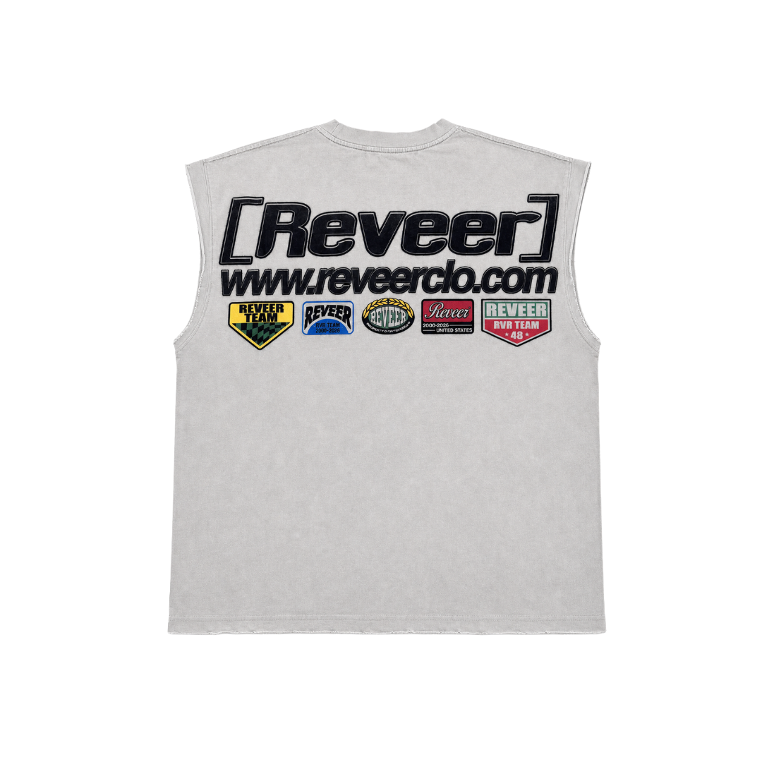 MOTOCROSS CUTOFF TEE WHITE