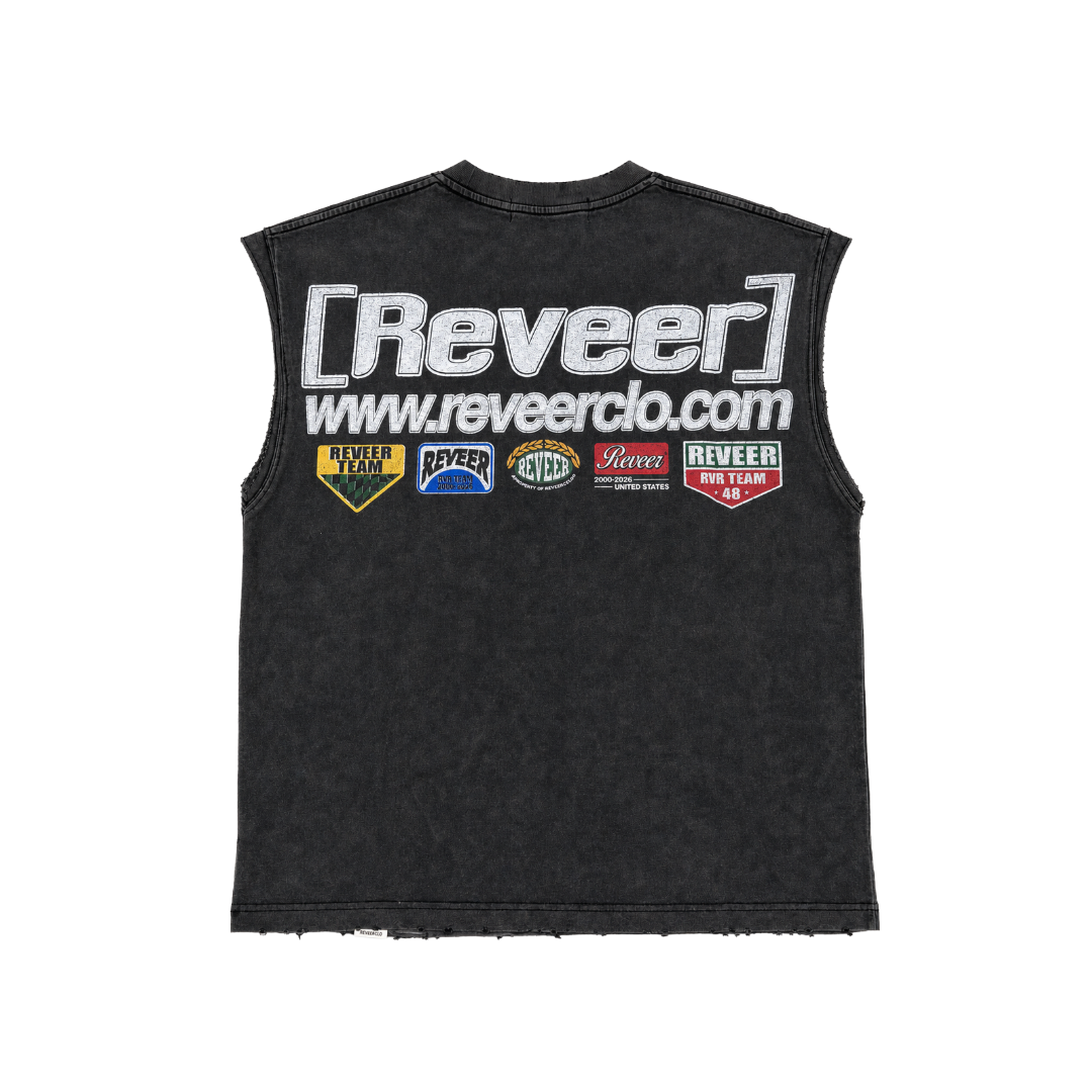 MOTOCROSS CUTOFF TEE BLACK