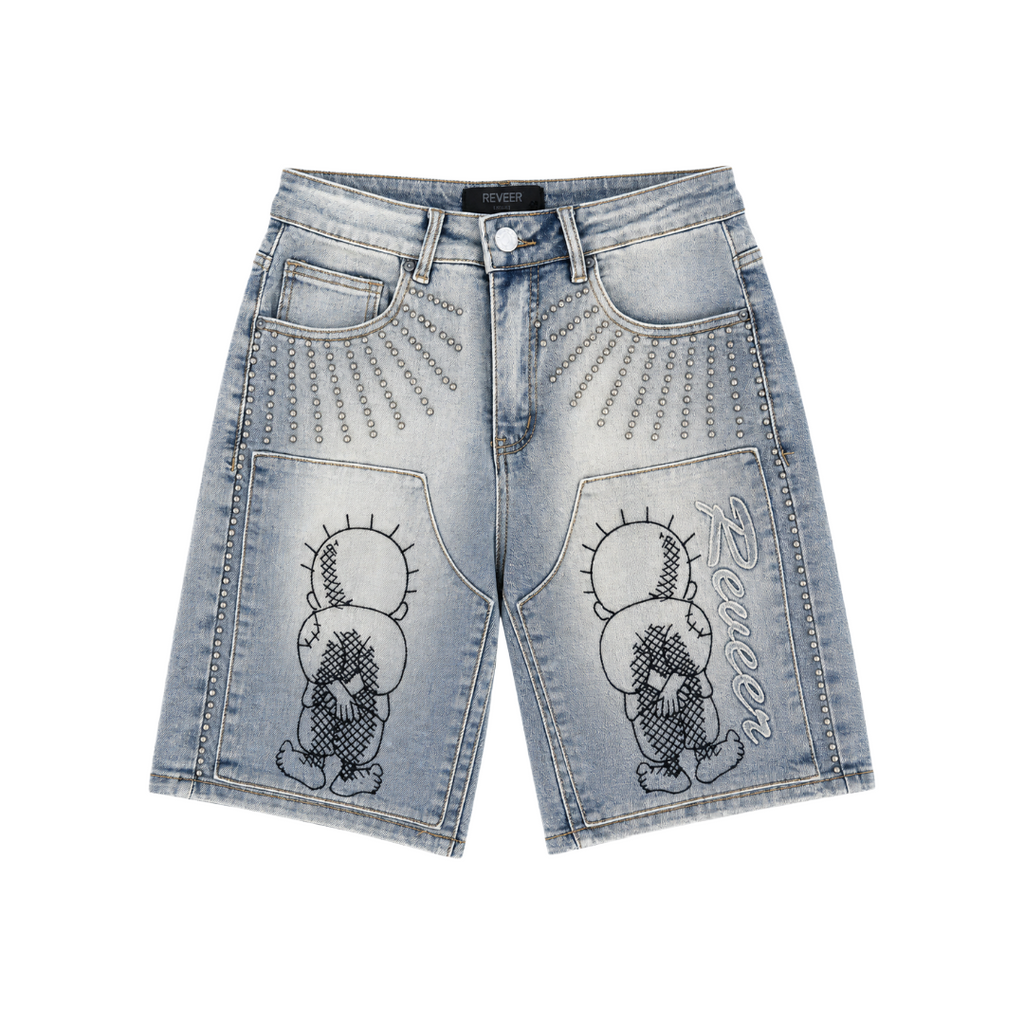 HANDALA DENIM SHORTS