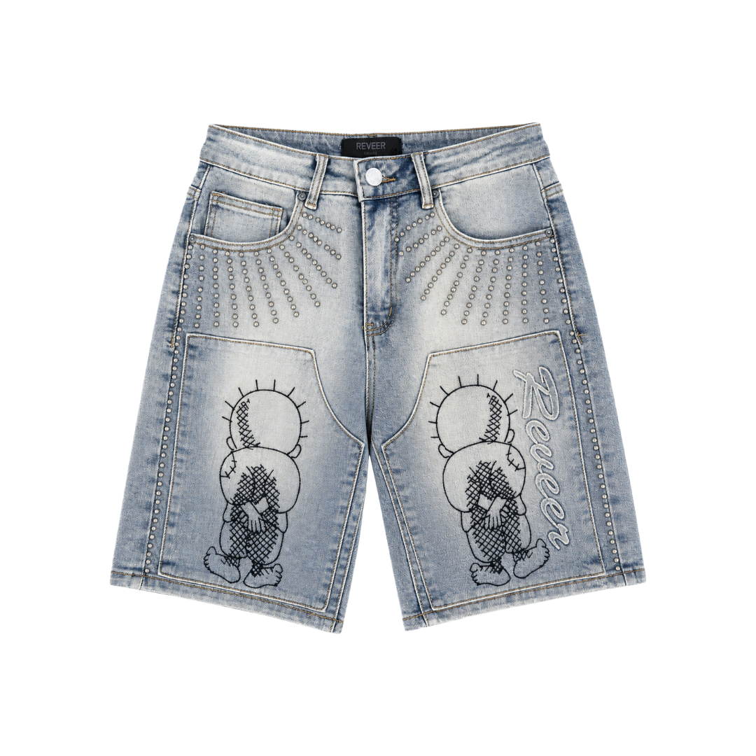 HANDALA DENIM SHORTS