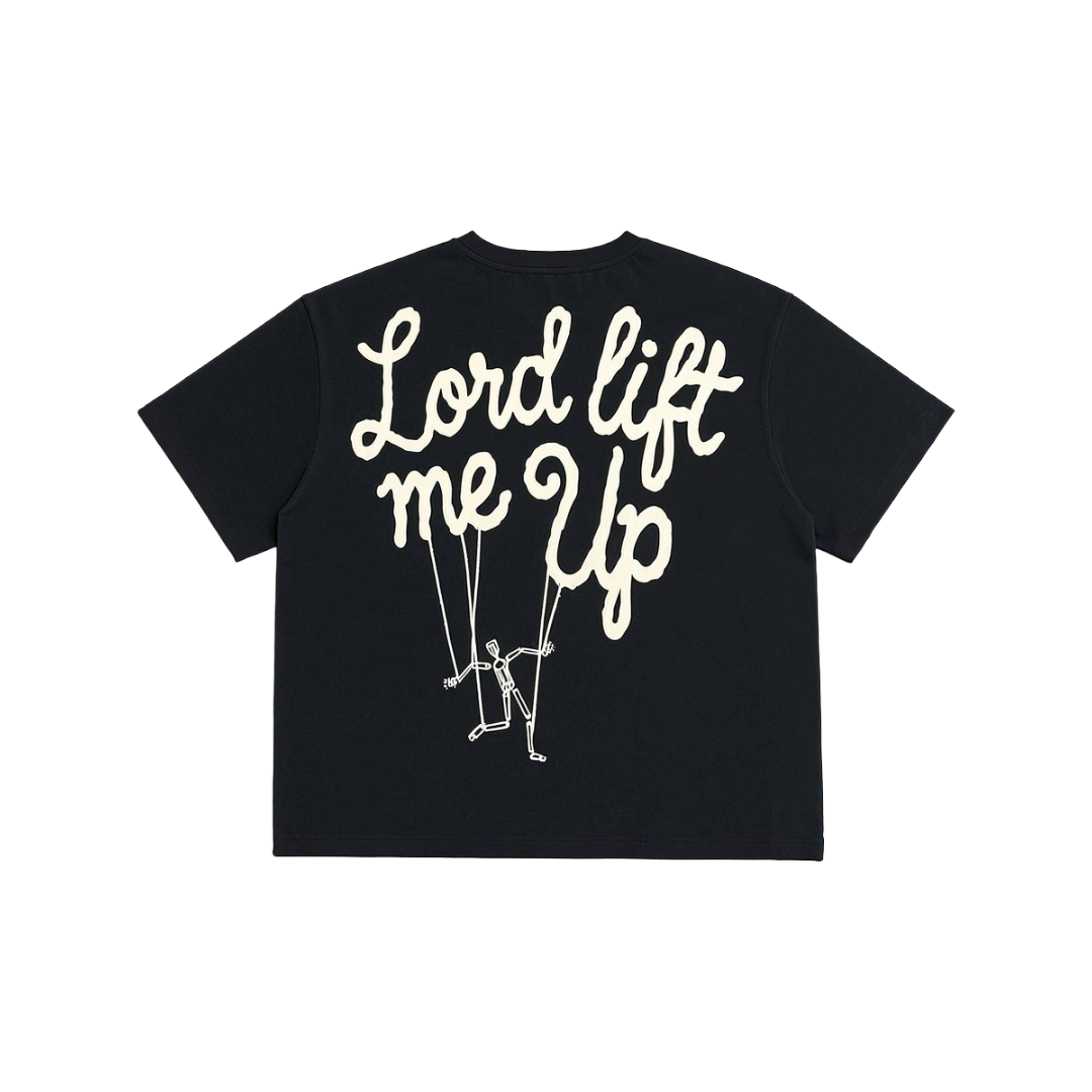 LORD LIFT ME UP ROPE TEE BLACK