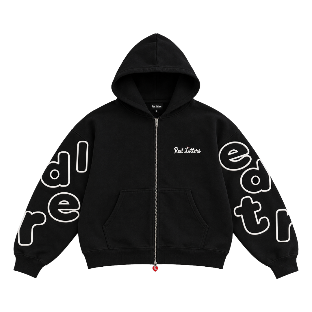 TRUST GOD SCATTERED STITCH ZIP UP