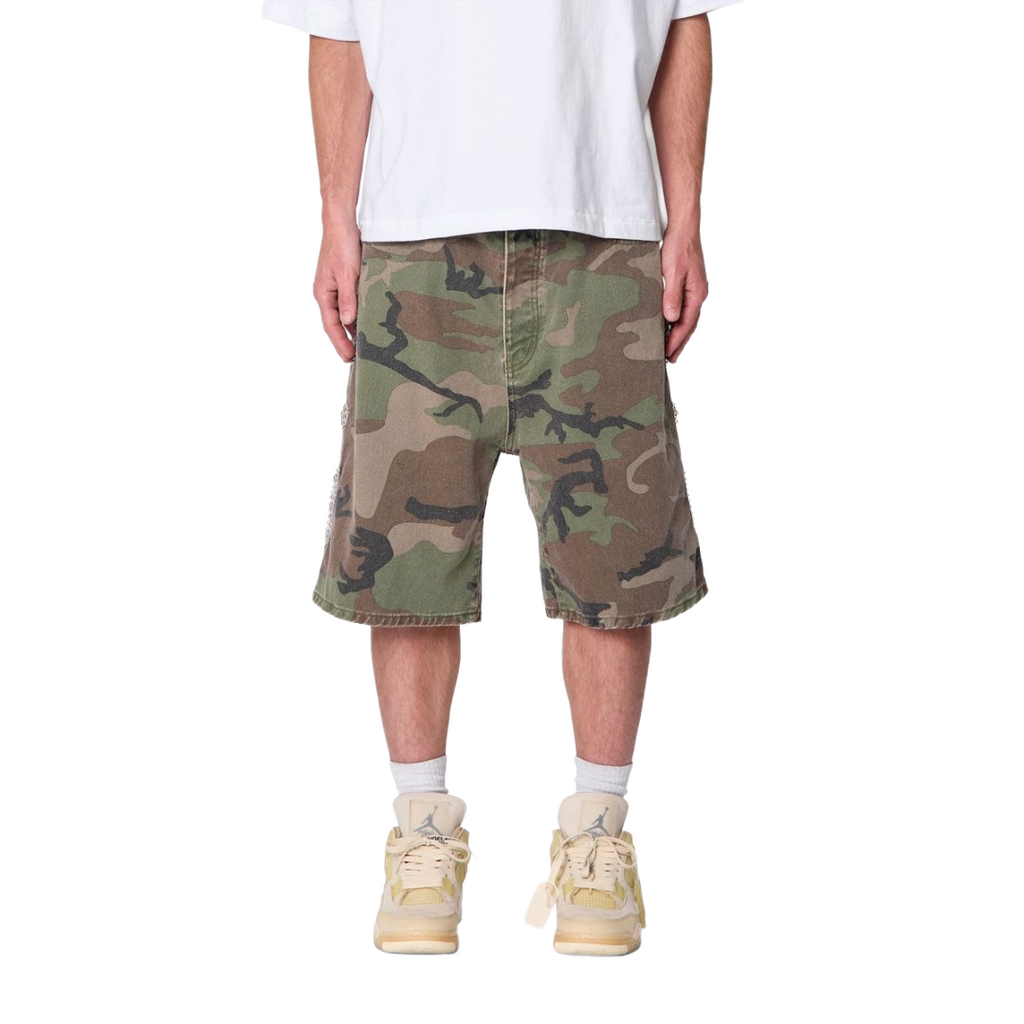 BAGGY MOJAVE CANVAS SHORTS CAMO