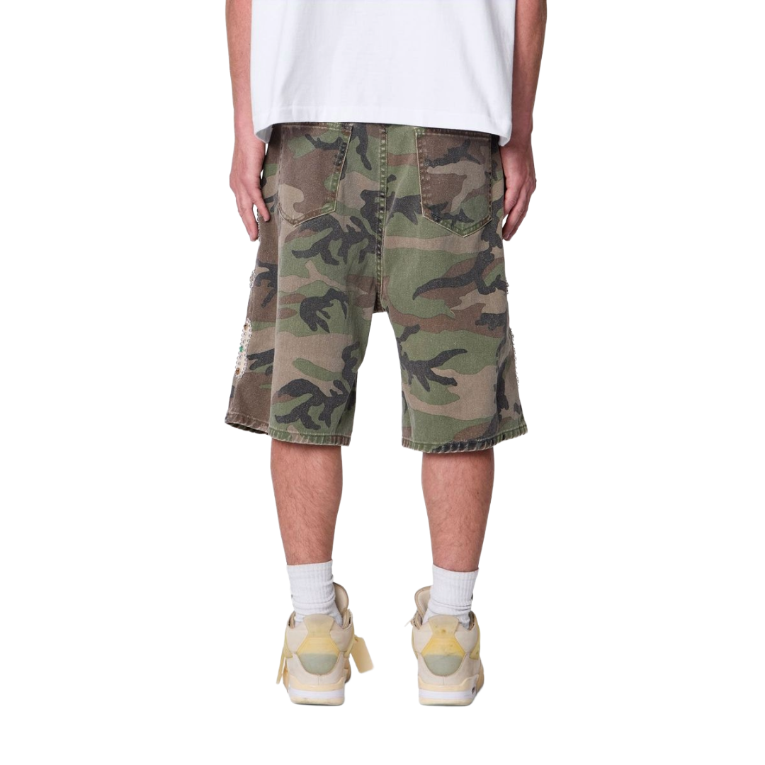 BAGGY MOJAVE CANVAS SHORTS CAMO