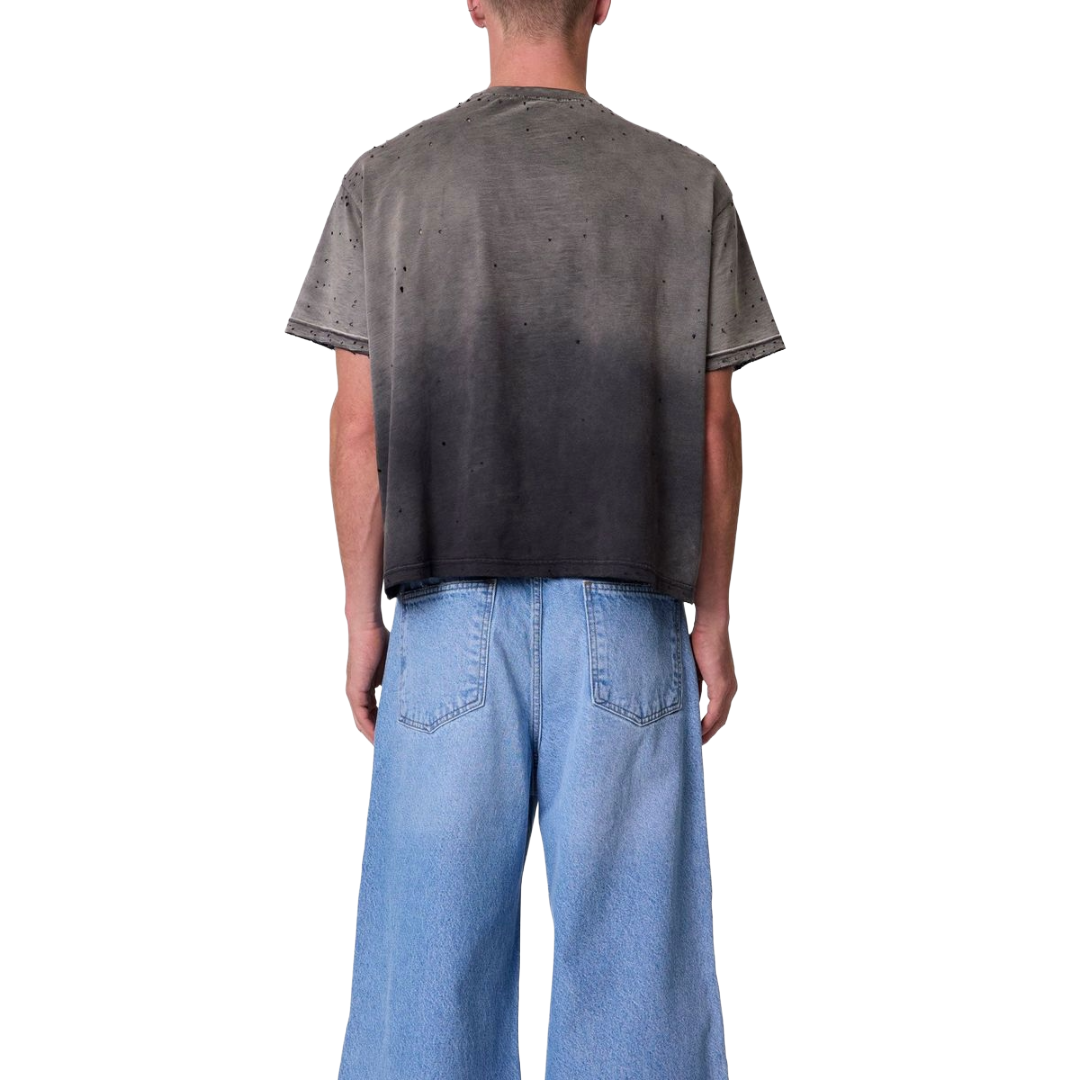 FRACTURED TEE WASHED BLACK