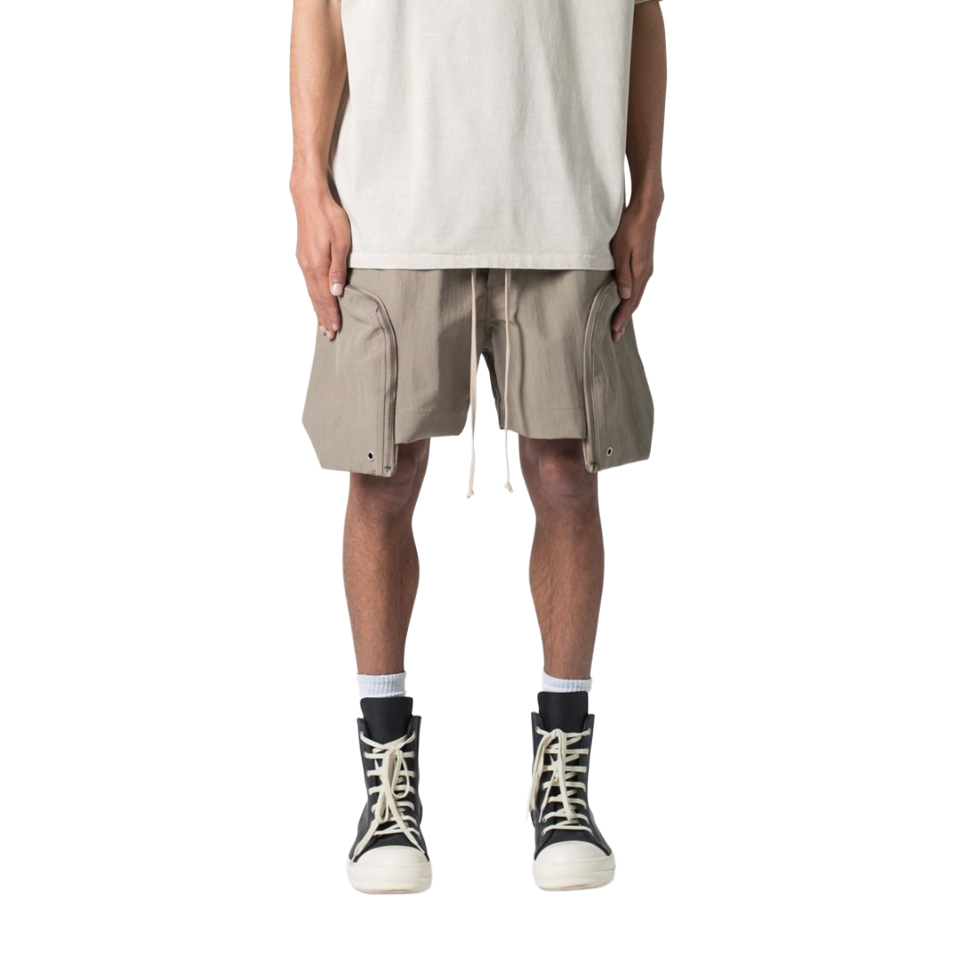FRONT POCKET GEO SHORTS