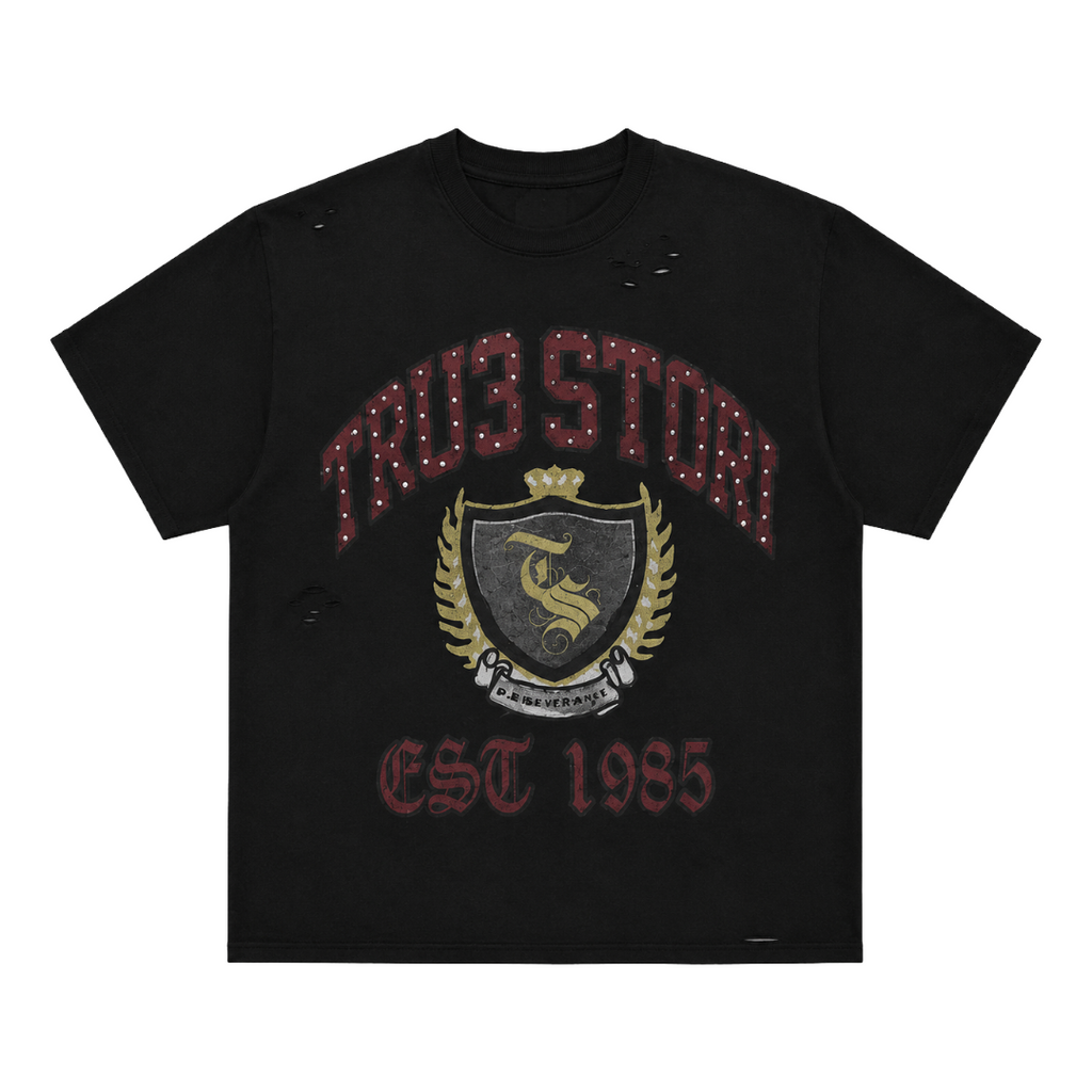 UNIVERSITY TEE BLACK