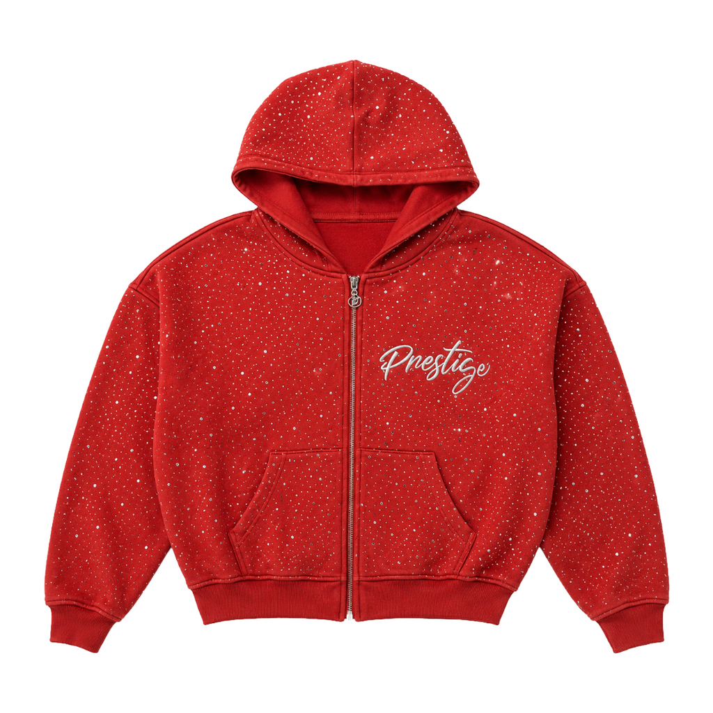 DIAMOND HOODIE RED