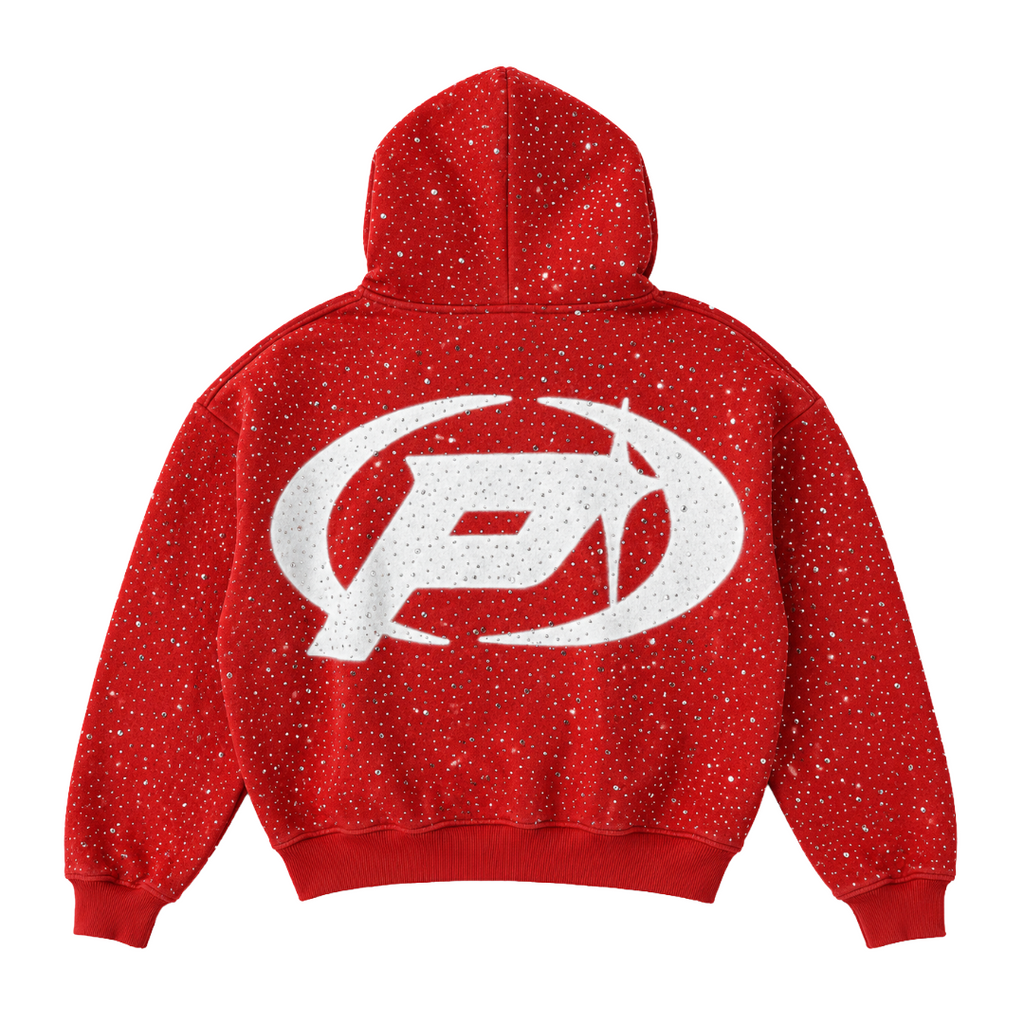 DIAMOND HOODIE RED
