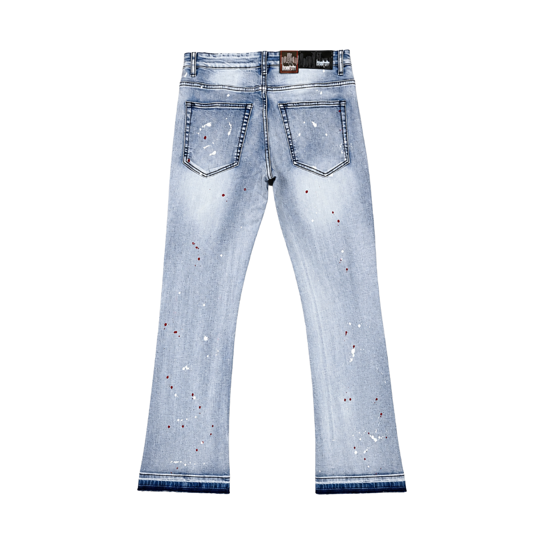RIP N REPAIR LIGHT BLUE WASH DENIM