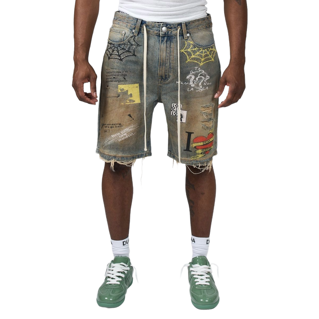 SUNSET DENIM SHORT