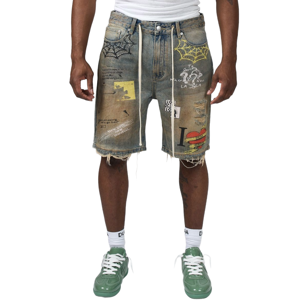 SUNSET DENIM SHORT