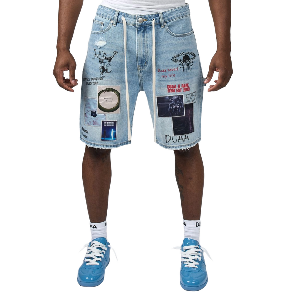 TELEPORT DENIM SHORT