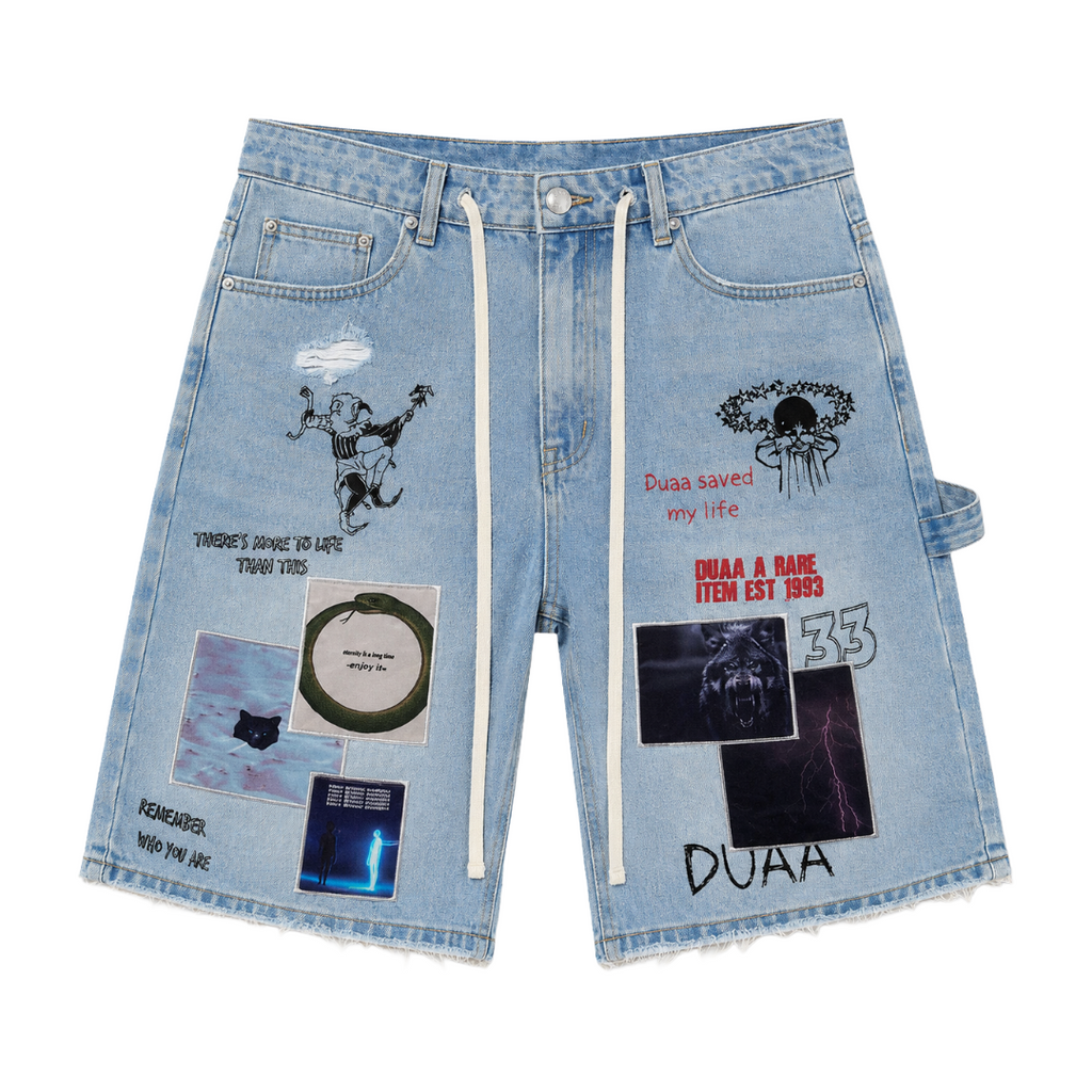 TELEPORT DENIM SHORT