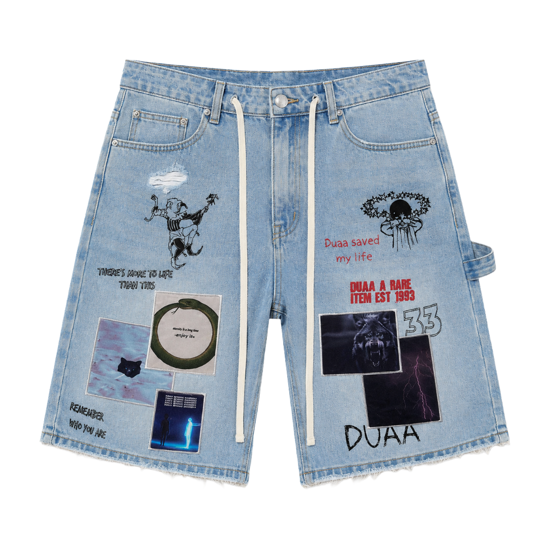 TELEPORT DENIM SHORT