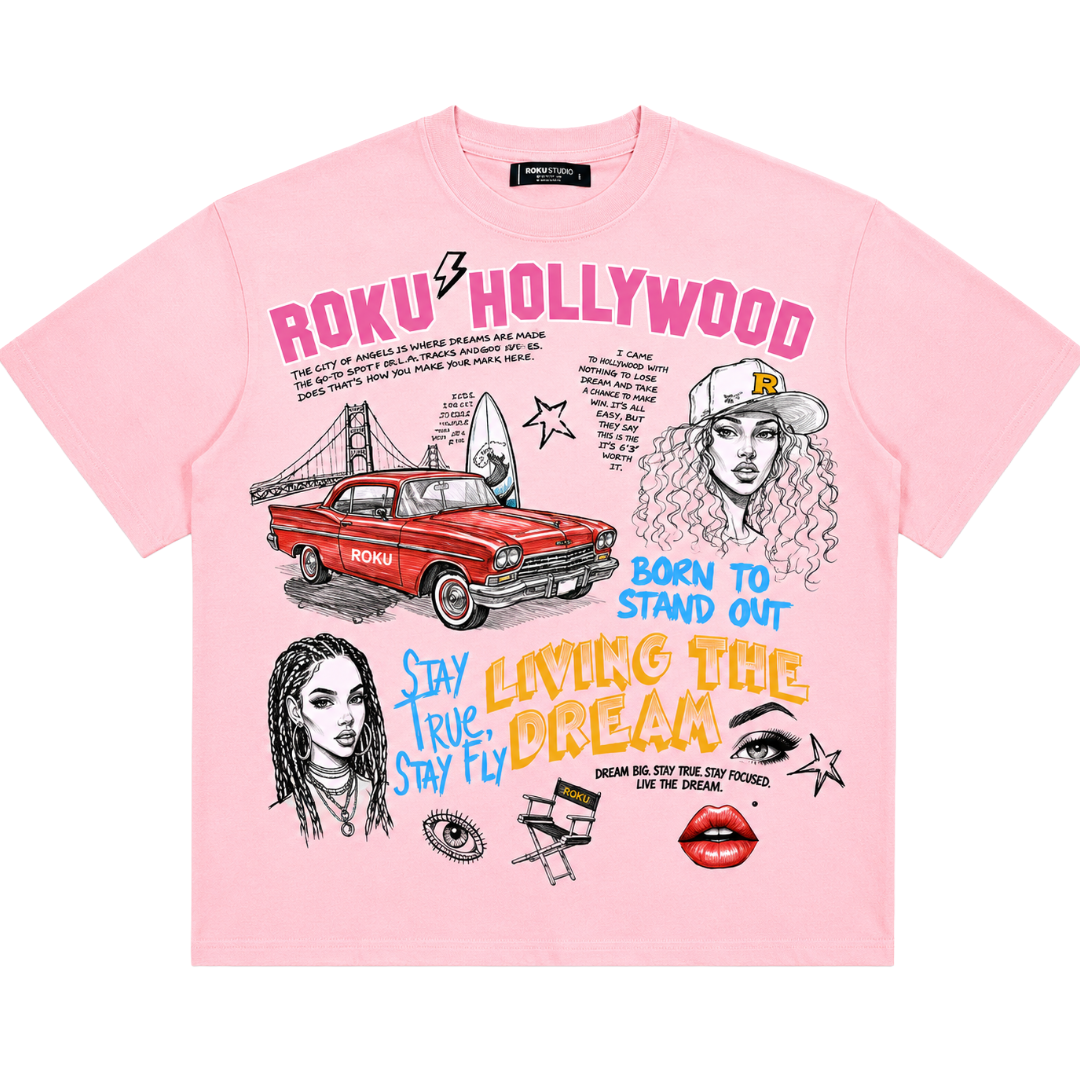 LIVING THE DREAM FADED TEE