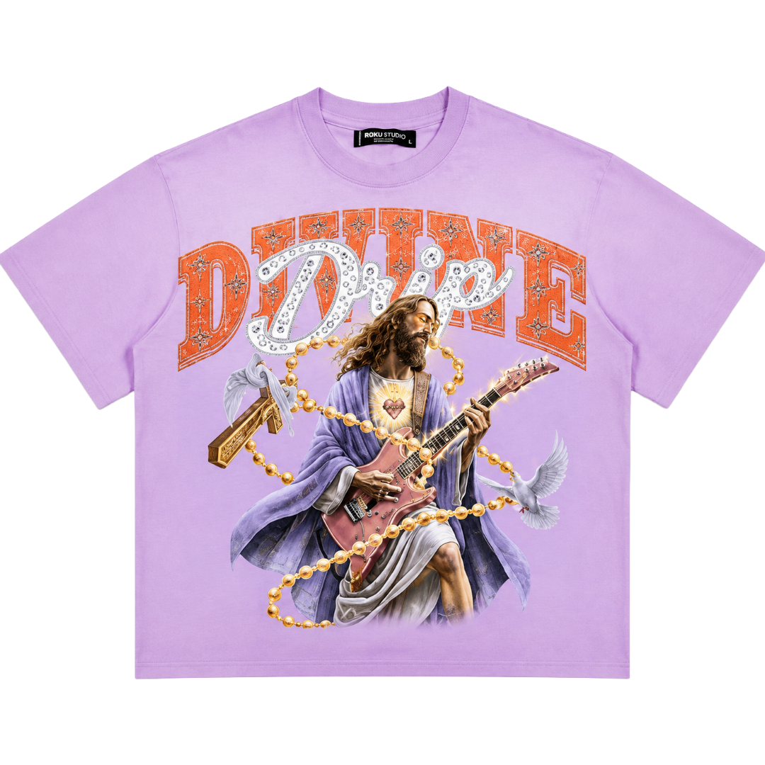 DIVINE DRIP FADED TEE