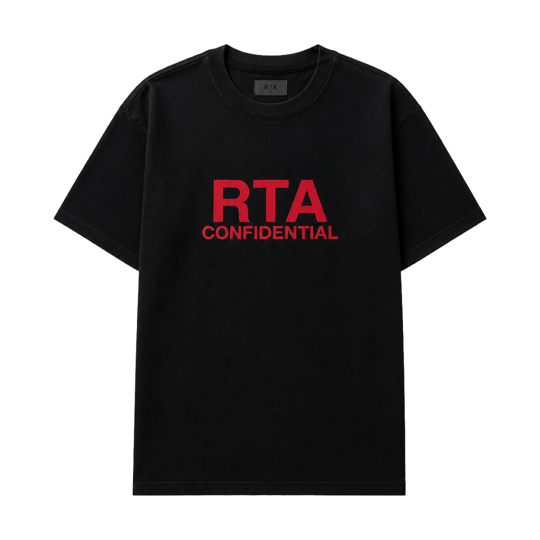 COLIN OVERSIZED S/S TEE | BLACK CASE FILE