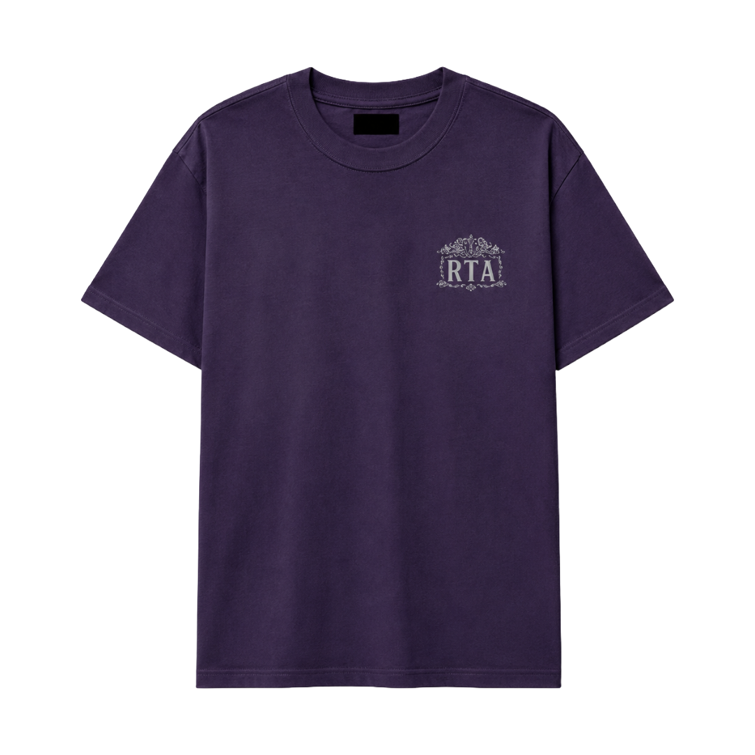 LIAM SHORT SLEEVE TEE | GRAPE ORNATE