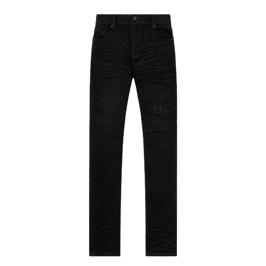 BRYANT| BLACK LOGO DENIM
