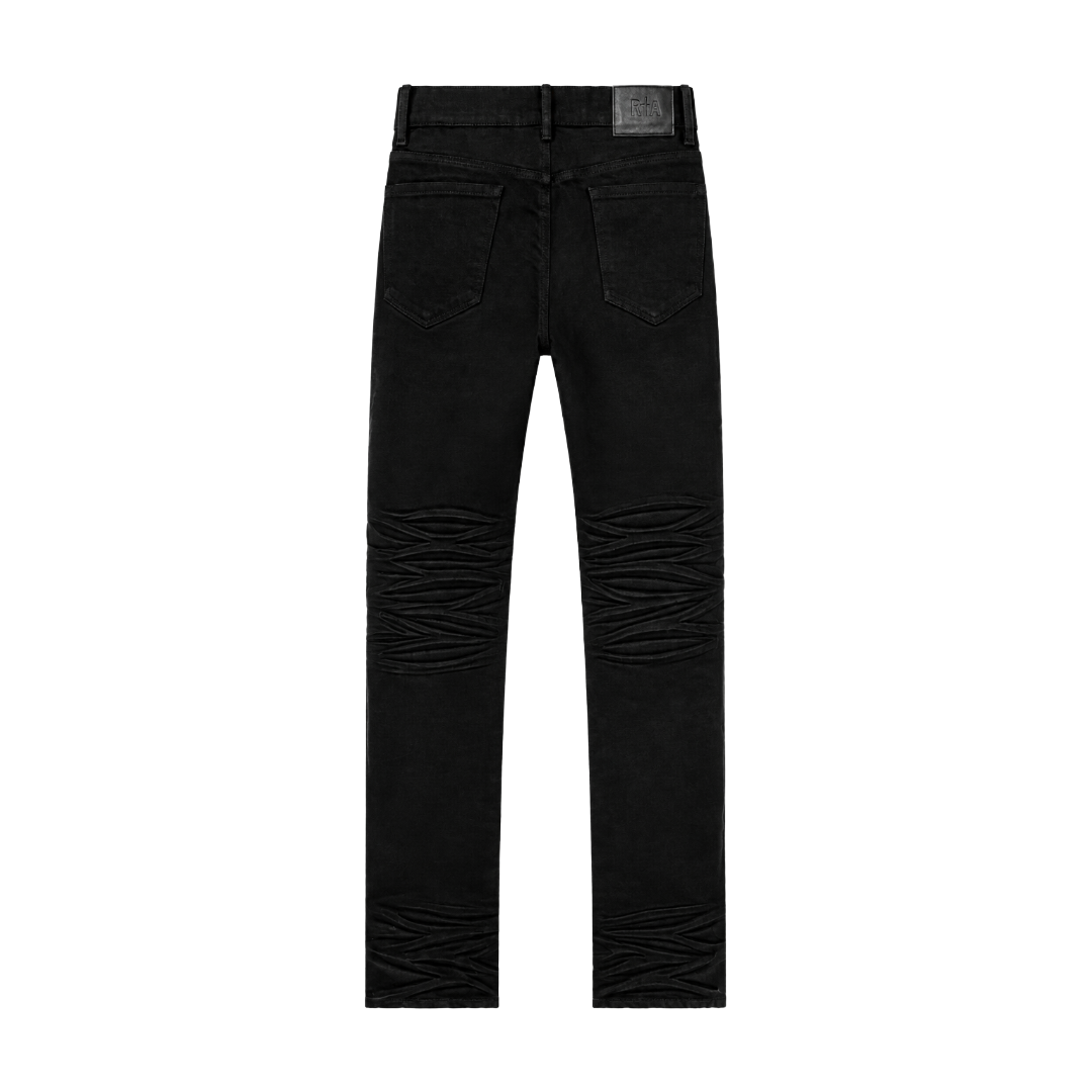 BRYANT| BLACK LOGO DENIM