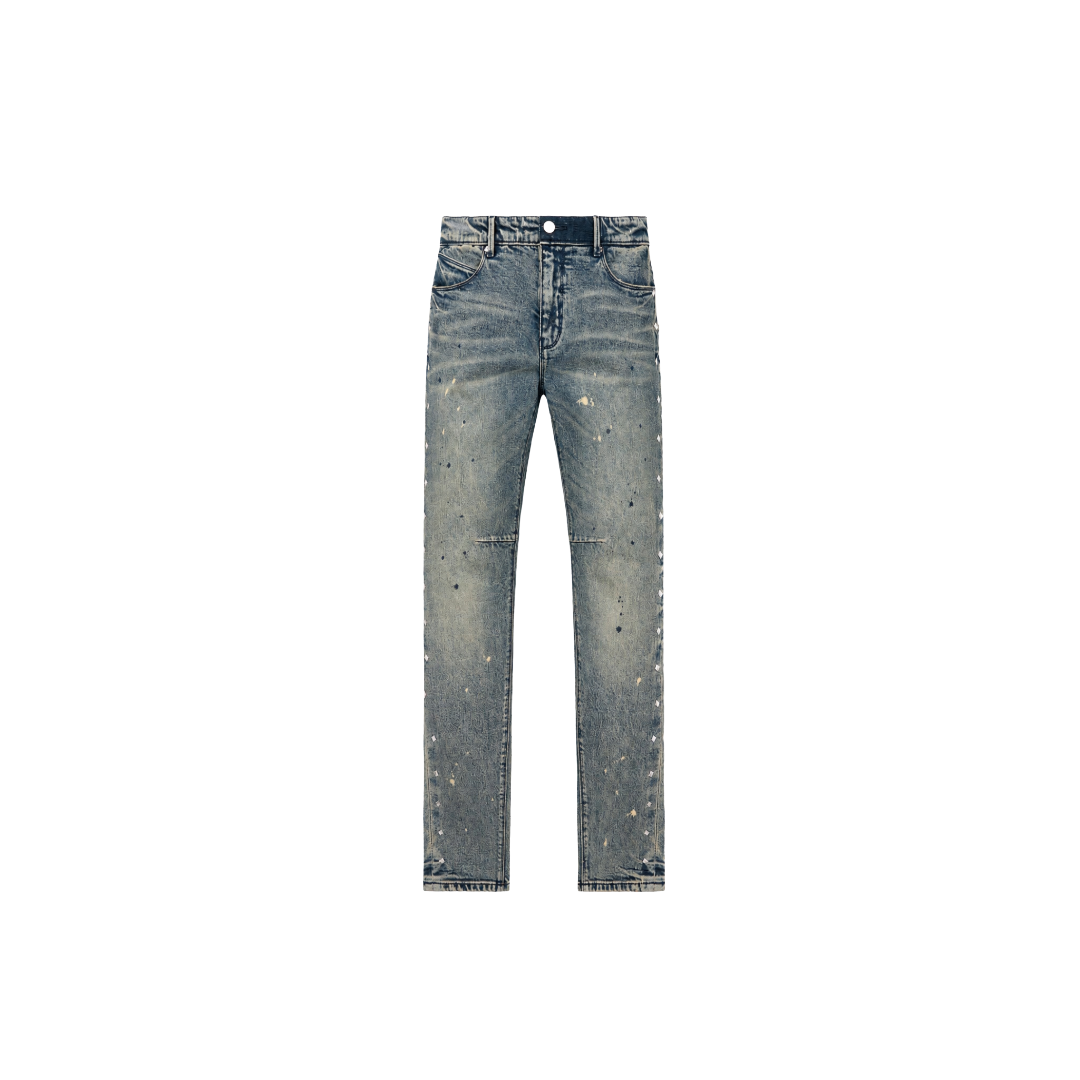 BRYANT SKINNY JEANS| MARINE PAINT STUD