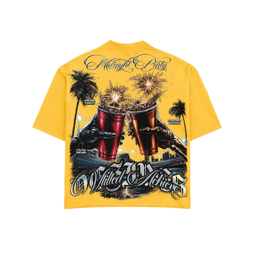 ACHEIVE TEE YELLOW