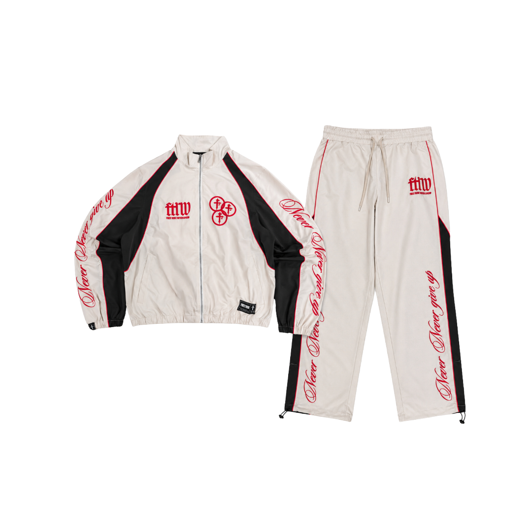 PROPERTY OF FIRST ROW TRACKSUIT CREAM