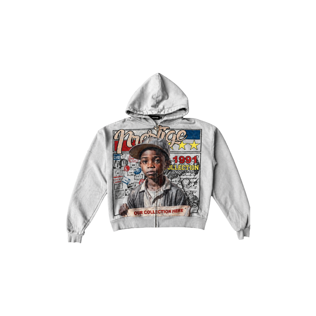 YOUNG GENERAL HOODIE GREY