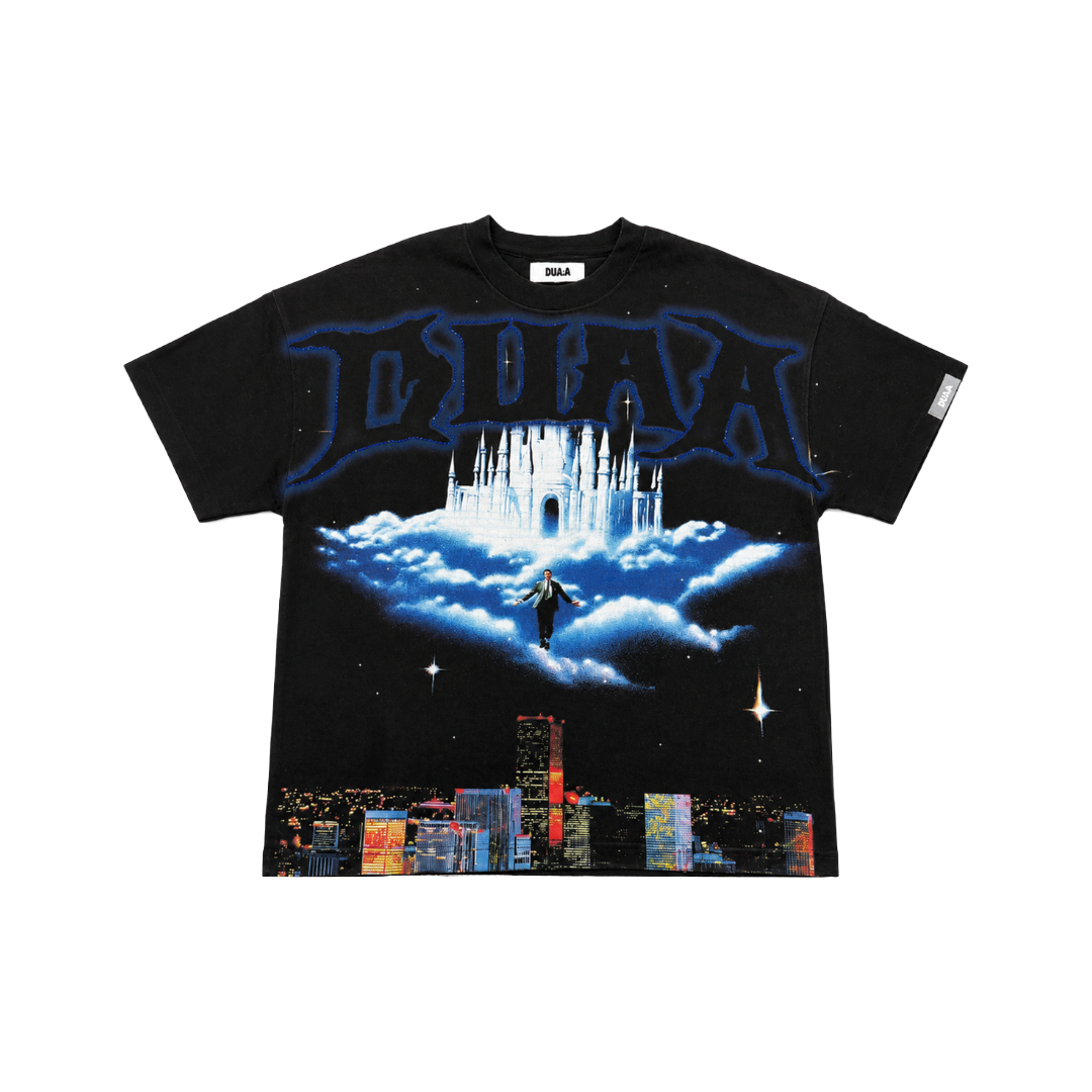 CASCADE TEE BLACK