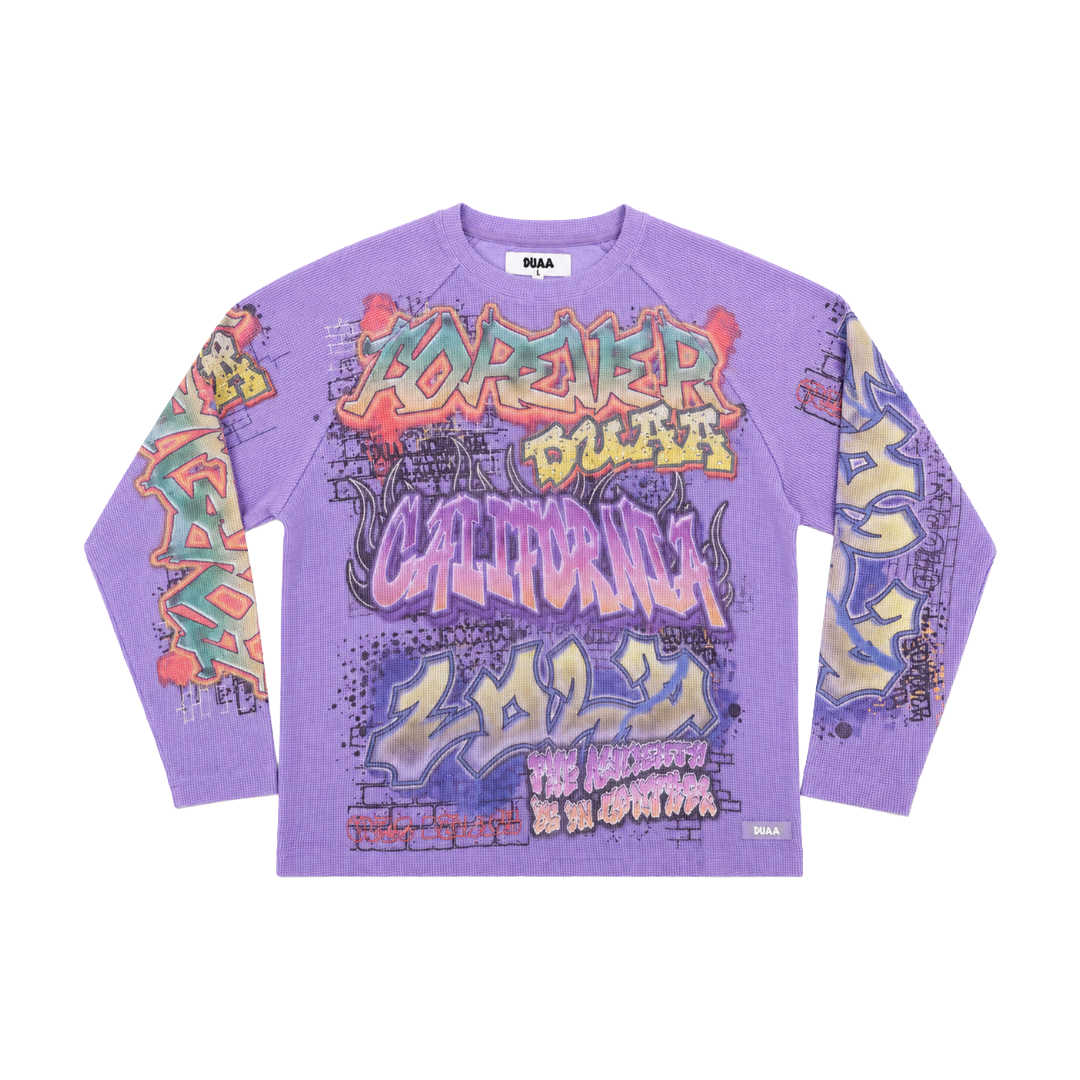 DESIGN LONG SLEEVE PURPLE