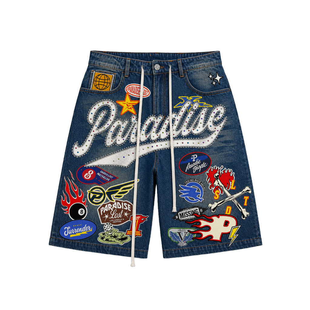 PARADISE LOST| PARADISE PATCHWORK SHORTS