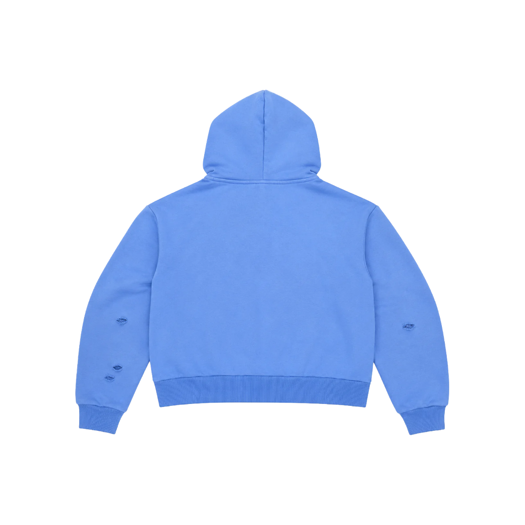 HYPEBOYS| PINS HOODIE BLUE