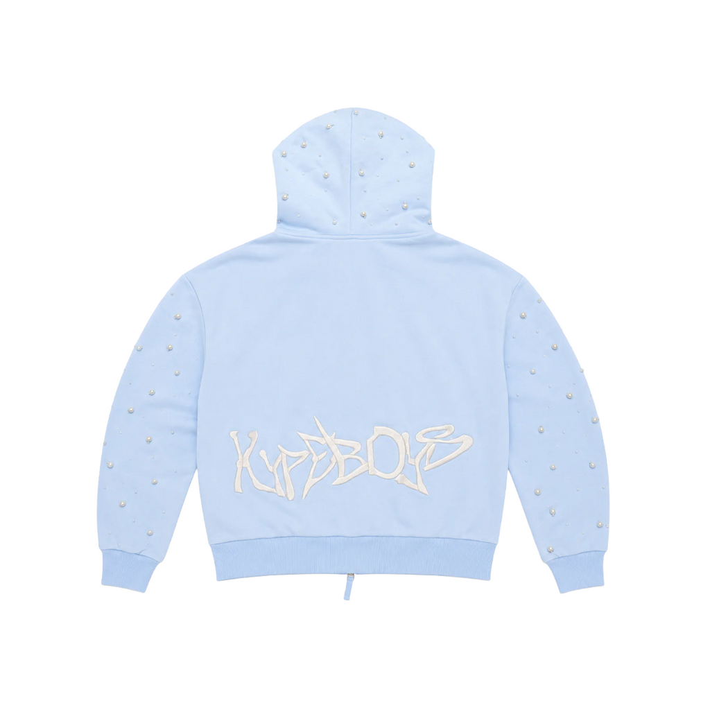 HYPEBOYS| PEARL HOODIE BLUE