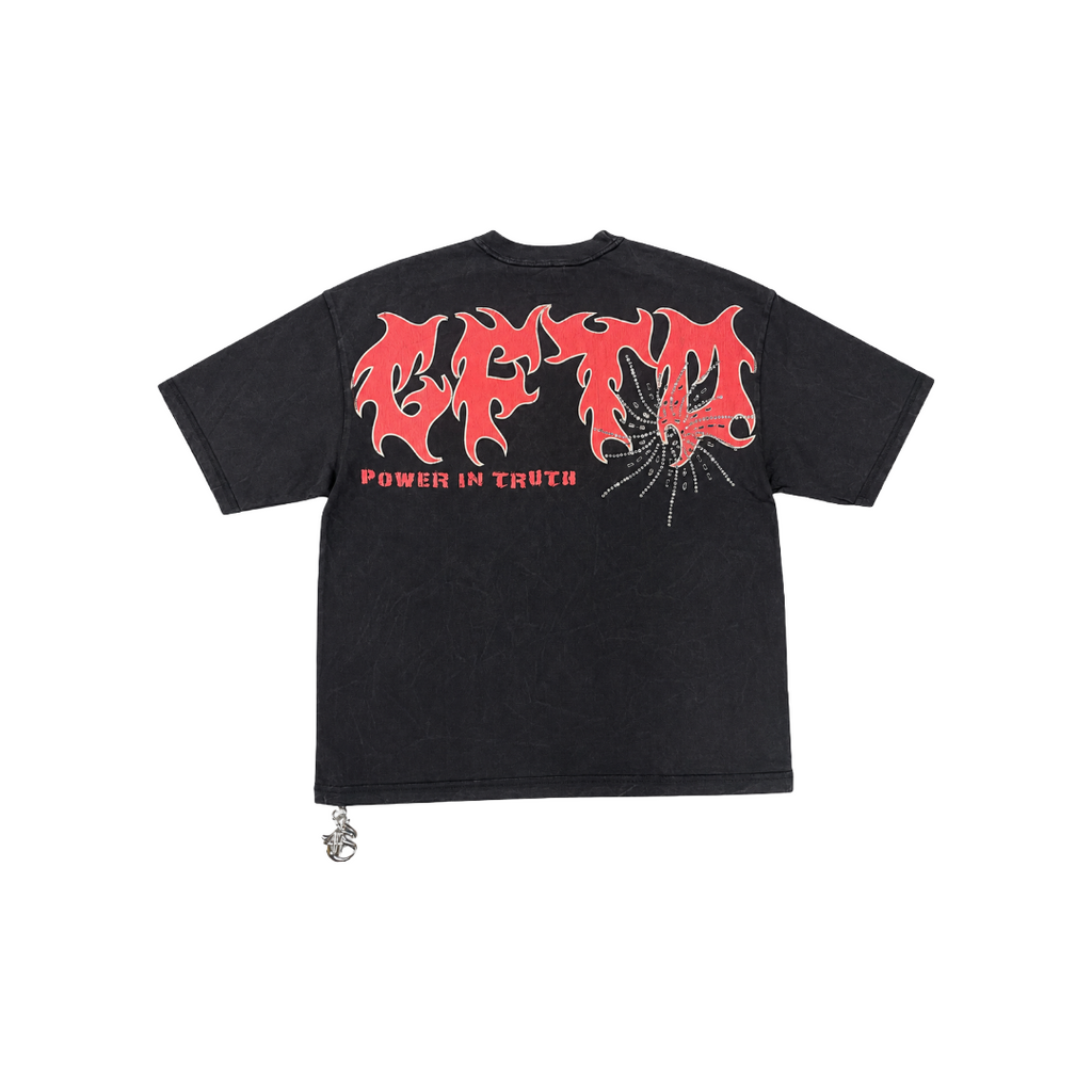 GFTD LA| POWER IN TRUTH BLACK TEE