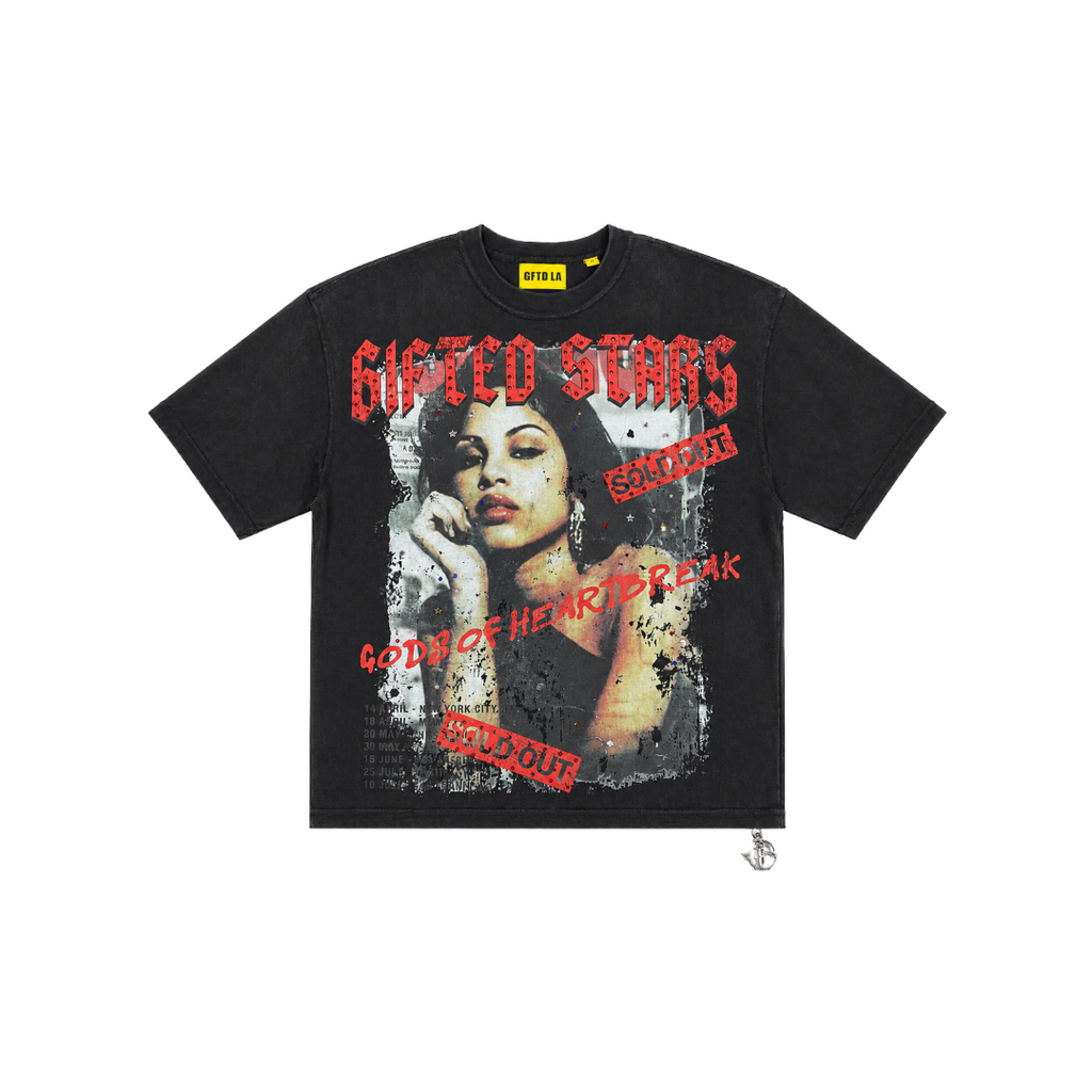 GFTD LA| HEARTBREAK BLACK TEE
