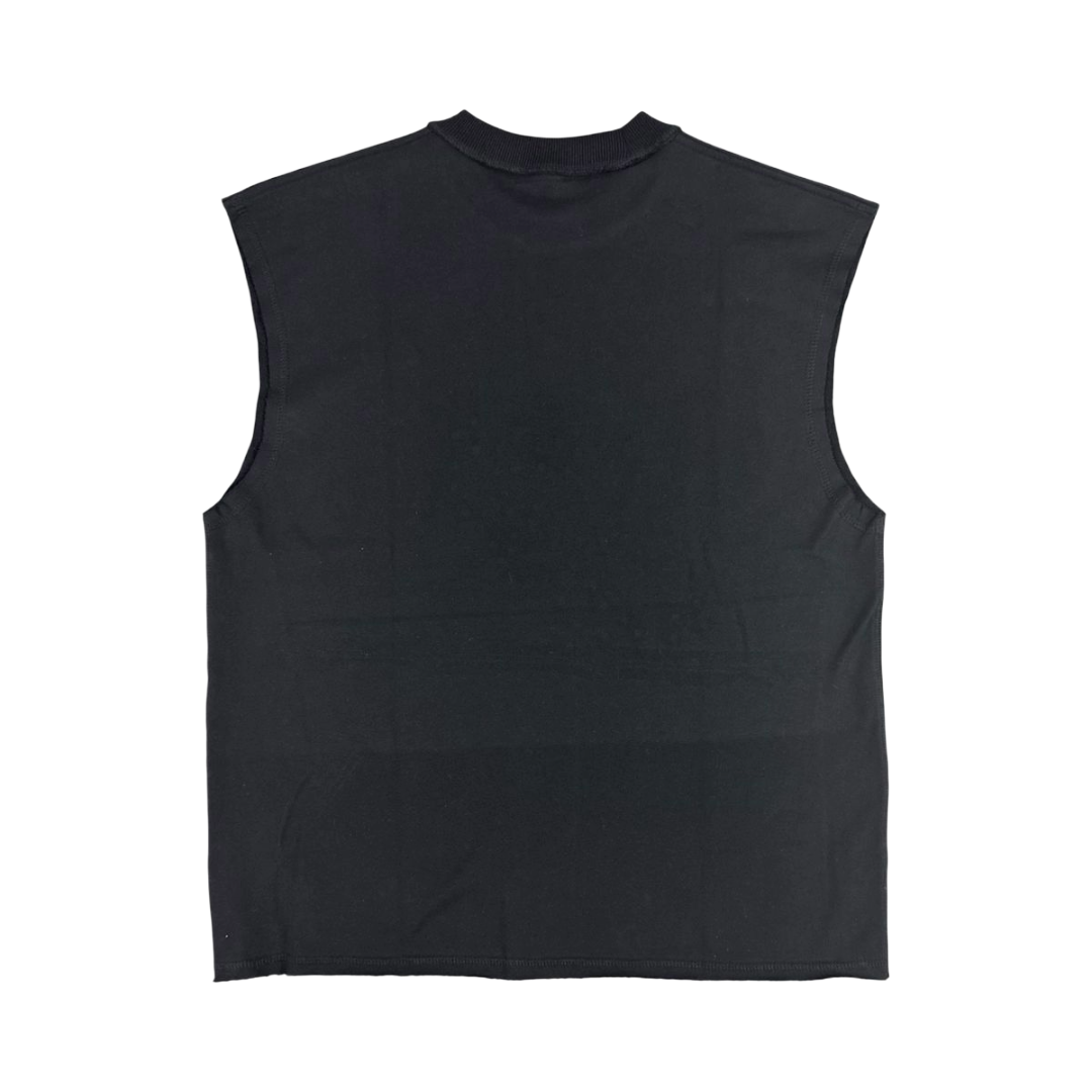 POLITICS| LIVE THE LUX CUTOFF TEE BLACK