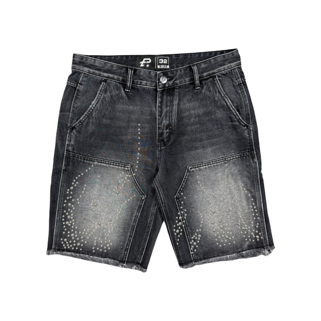 POLITICS| ANDRES DENIM SHORTS BLACK WASH
