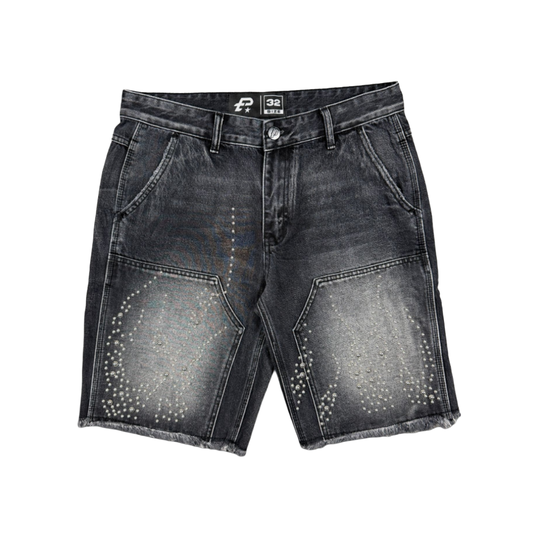 POLITICS| ANDRES DENIM SHORTS BLACK WASH