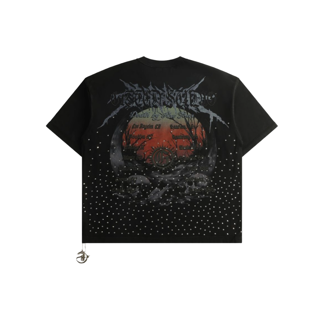 GFTD LA| BY FIRE BLACK TEE