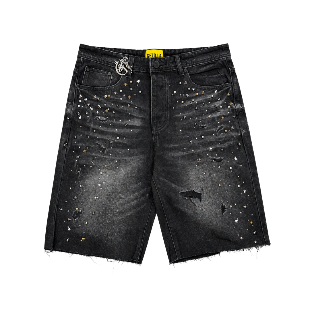 GFTD LA| DREAMS DENIM SHORTS BLACK WASH
