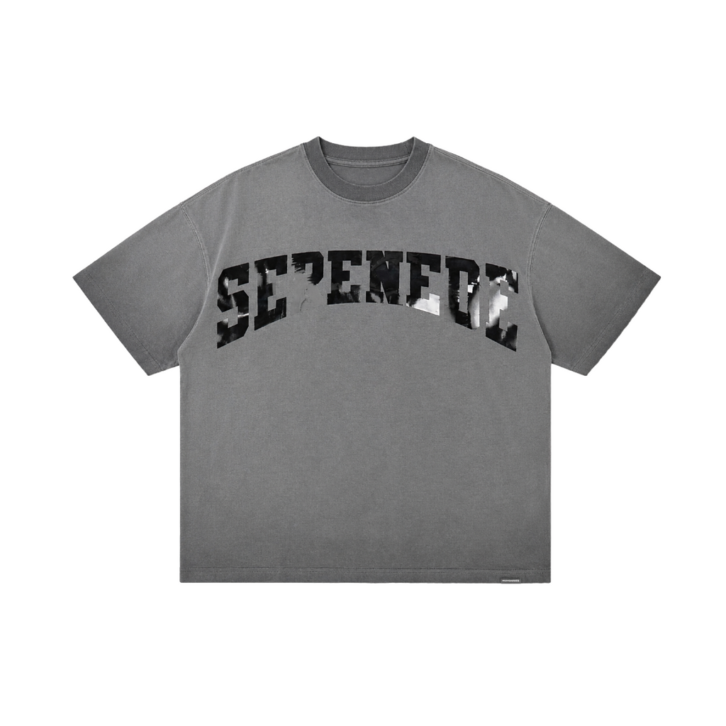 SERENEDE| DYNASTY CHARCOAL TEE