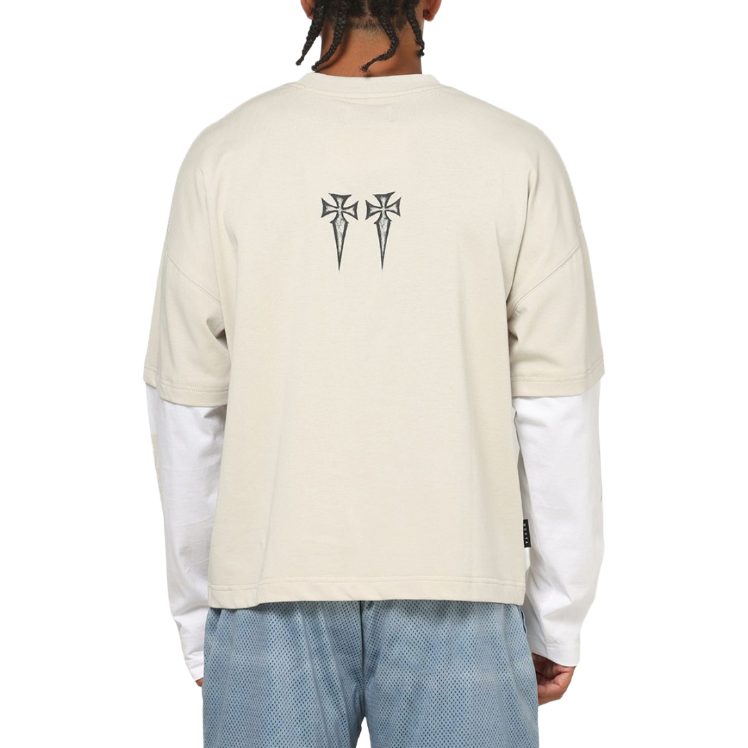 SAINT MORTA| MUERTE LAYERED LS TEE STONE