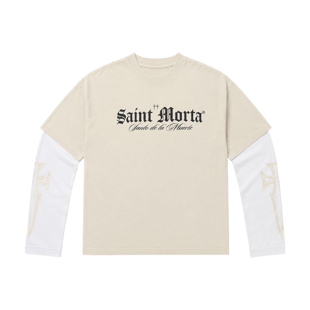 SAINT MORTA| MUERTE LAYERED LS TEE STONE