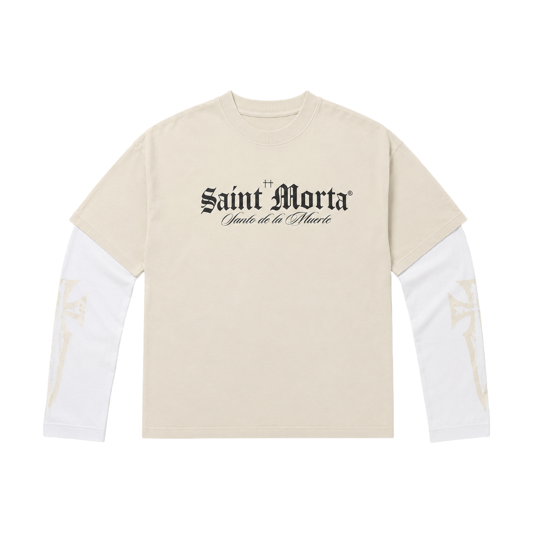 SAINT MORTA| MUERTE LAYERED LS TEE STONE